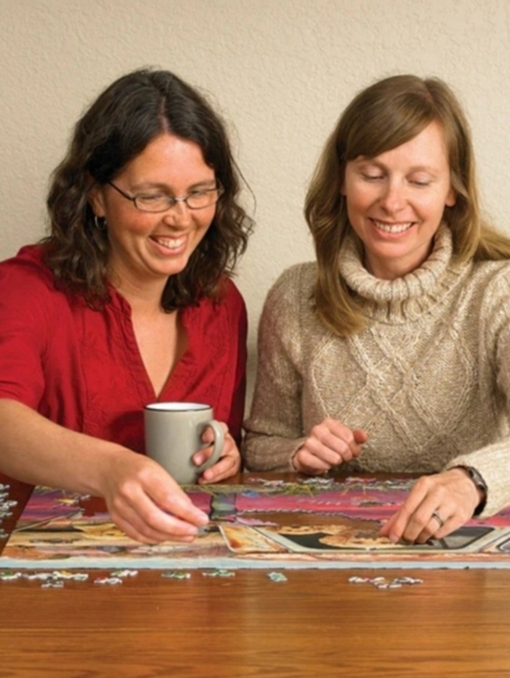 BUNDLE 3 Christmas Holiday Jigsaw Puzzle 1000 PC Fireside Dog Cat London Streets - Picture 14 of 15